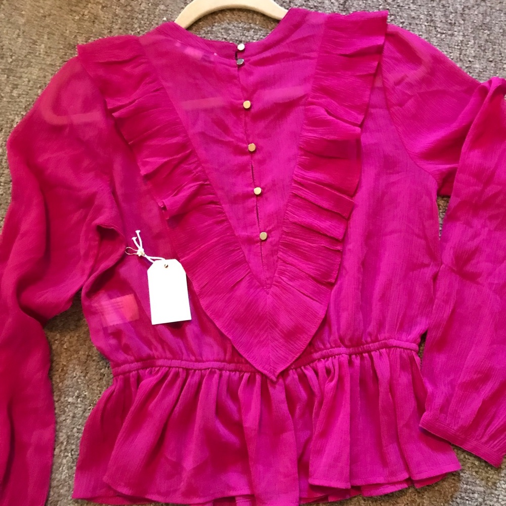 women victorian flutter raffle  blouse
